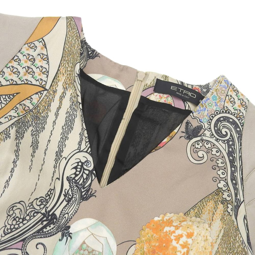 ETRO - 美品 エトロ ETRO 現行タグ シルク混 フレンチスリーブ ETRO - 美品 エトロ ETRO 現行タグ シルク混 フレンチスリーブ