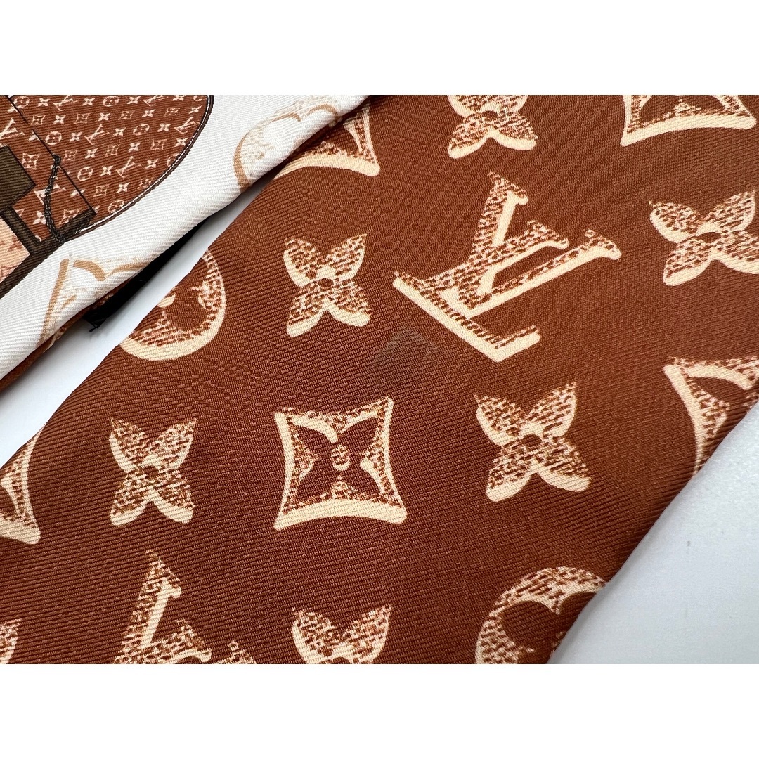 ルイヴィトン  ツイリー  スカーフ  レア LOUIS VUITTON - 【本物保証】 希少 レア 超美品 ルイヴィトン