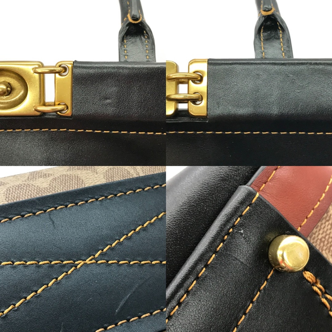 COACH コーチ トループ キャリーオール シグネチャー 2WAYバッグ COACH コーチ トループ キャリーオール シグネチャー 2WAYバッグ