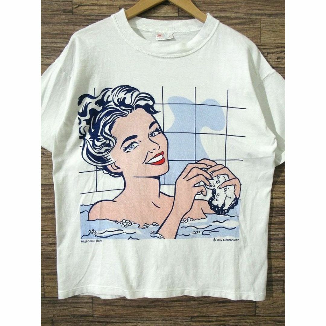 XL 90s ビンテージ ロイ・リキテンスタイン シルクスクリーン T XL 90s ビンテージ ロイ・リキテンスタイン シルクスクリーン T