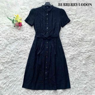 BURBERRY - 【美品】バーバリーロンドン 膝丈 ワンピース BURBERRY - 【美品】バーバリーロンドン 膝丈 ワンピース