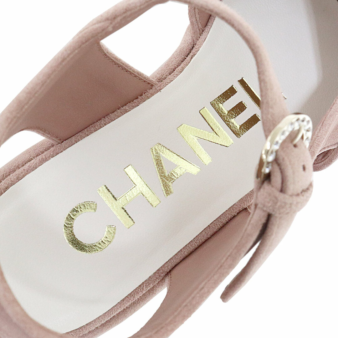 CHANEL - シャネル ココマーク サンダル ウェッジソール ライン CHANEL - シャネル ココマーク サンダル ウェッジソール ライン
