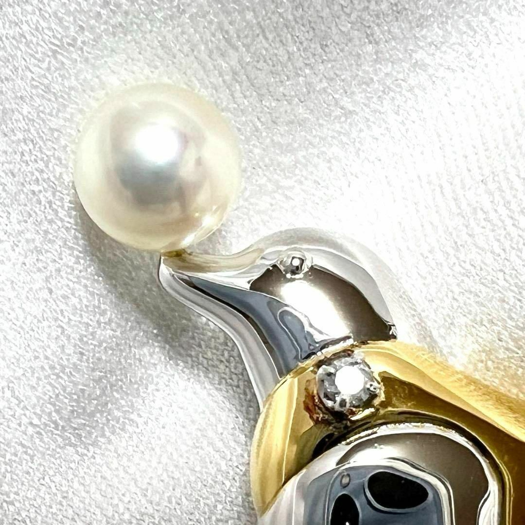 MIKIMOTO - 【真珠・ダイヤ】ミキモト レディース ブローチ MIKIMOTO - 【真珠・ダイヤ】ミキモト レディース ブローチ