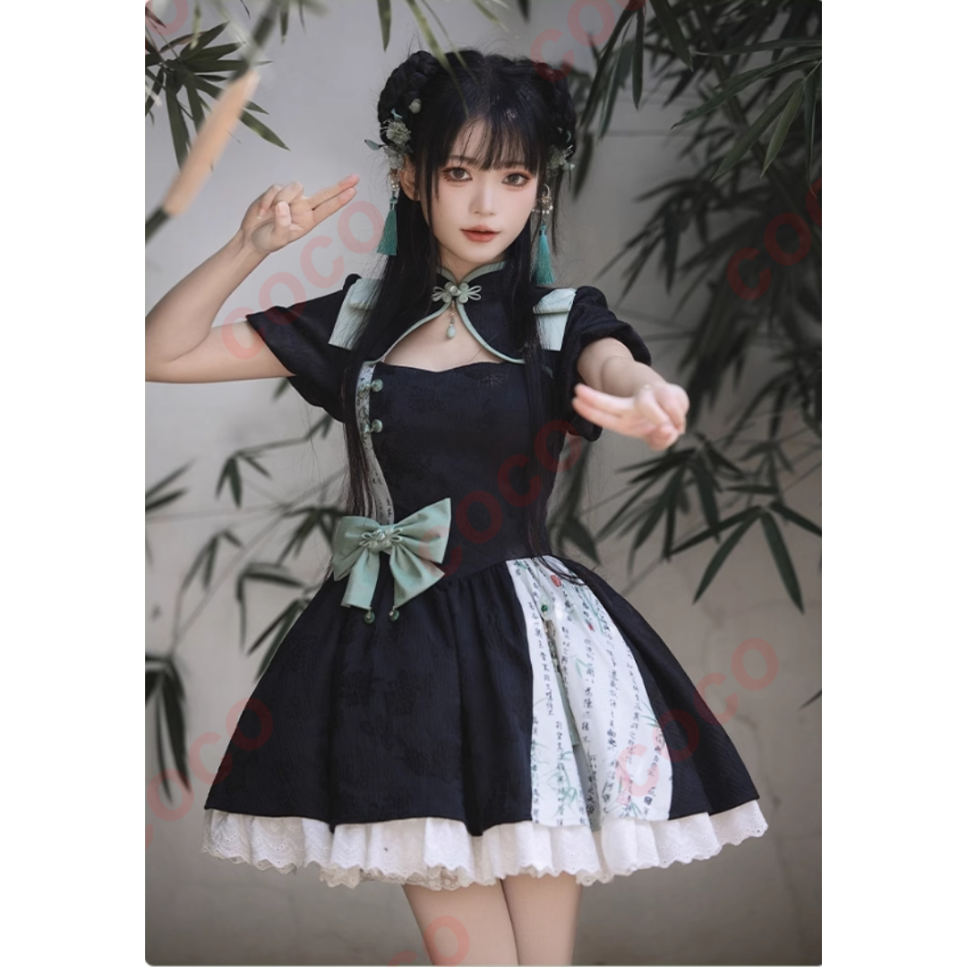 オリジナルlolita洋服中華風チャイナドレスロリータワンピースL288# オリジナルlolita洋服中華風チャイナドレスロリータワンピースL288#