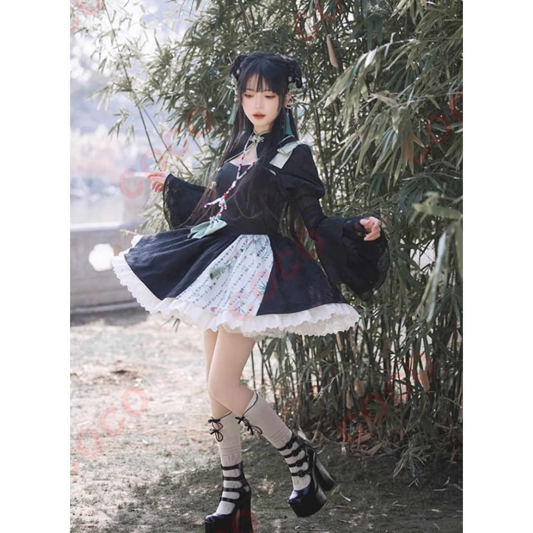 オリジナルlolita洋服中華風チャイナドレスロリータワンピースL288# オリジナルlolita洋服中華風チャイナドレスロリータワンピースL288#