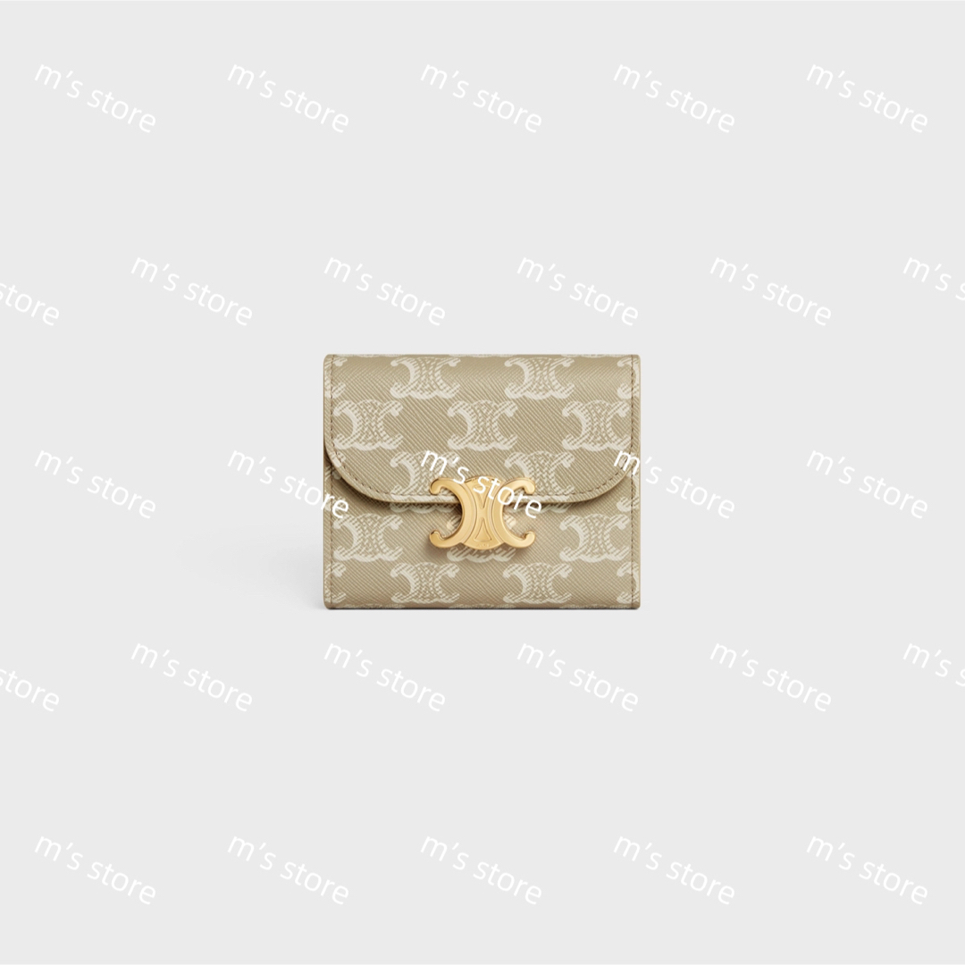 CELINE - 新品 CELINE セリーヌ スモール ウォレット トリオンフ CELINE - 新品 CELINE セリーヌ スモール ウォレット トリオンフ