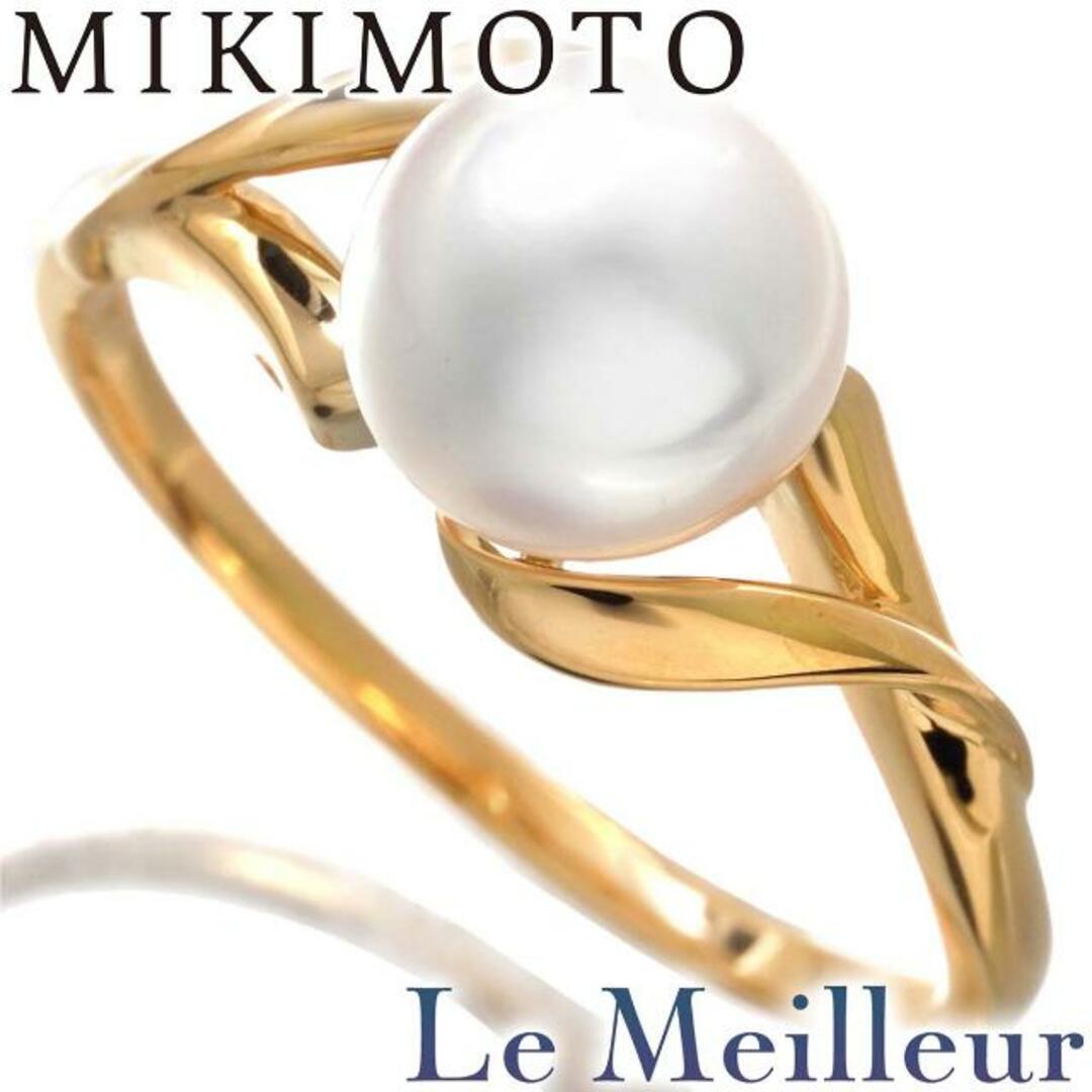 シンプルにエレガント MIKIMOTO ミキモト K18 ダイヤモンド シンプルにエレガント MIKIMOTO ミキモト K18 ダイヤモンド