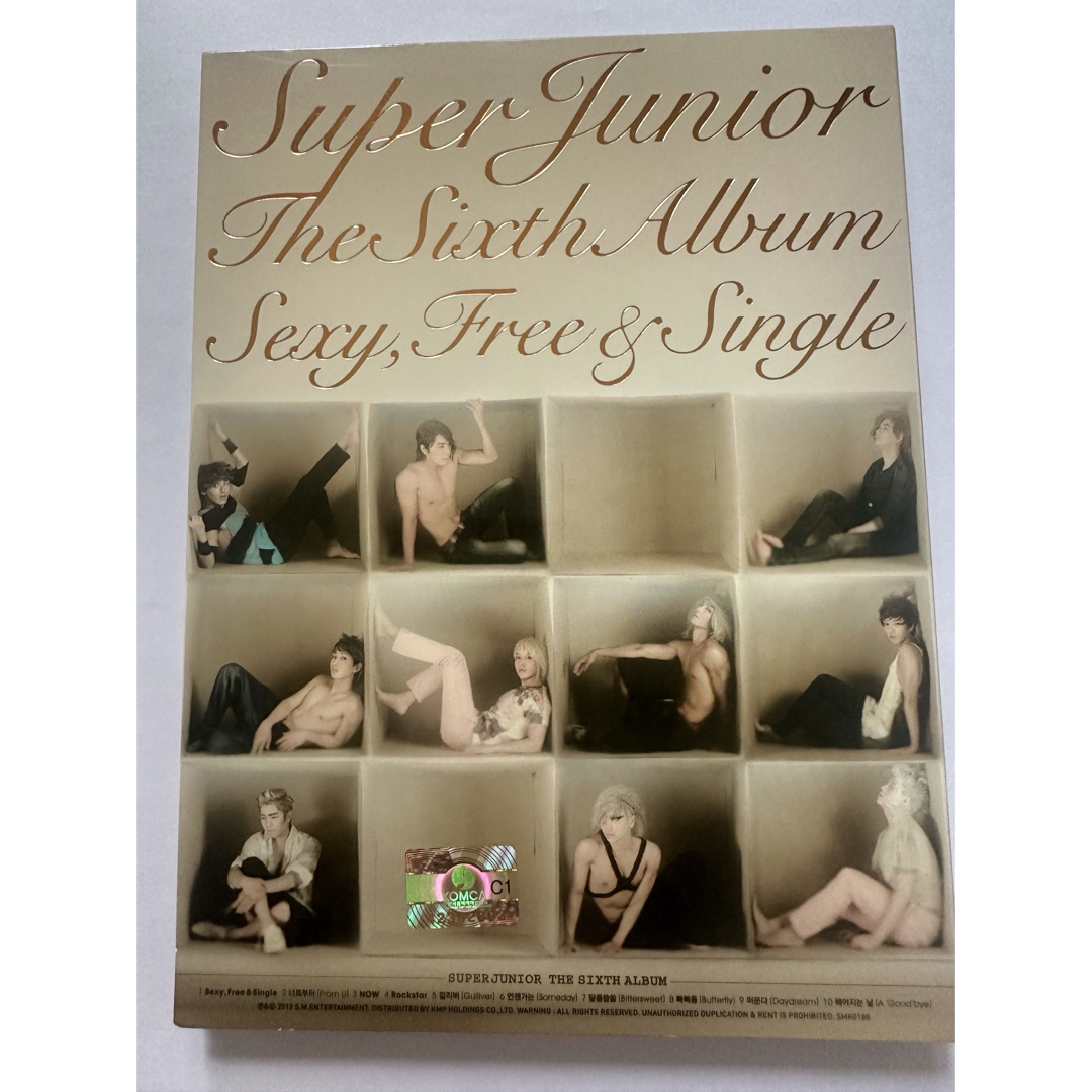 Super Juinor  【Sexy, Free & Single】ポスター付 エンタメ/ホビーのCD(K-POP/アジア)の商品写真