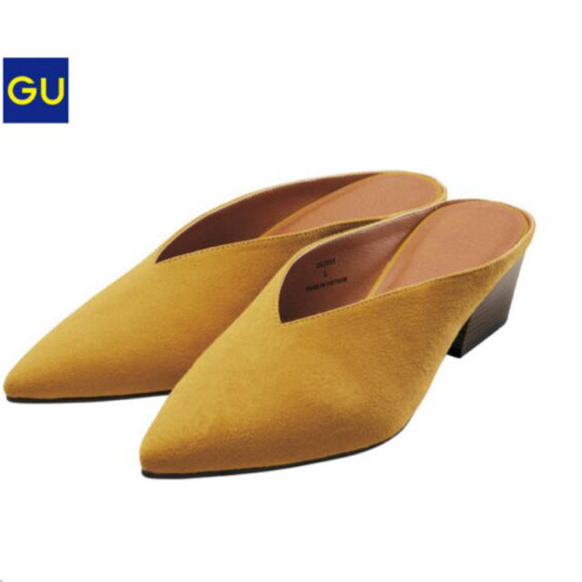 GU(ジーユー)のジーユー vカットミュール レディースの靴/シューズ(ミュール)の商品写真