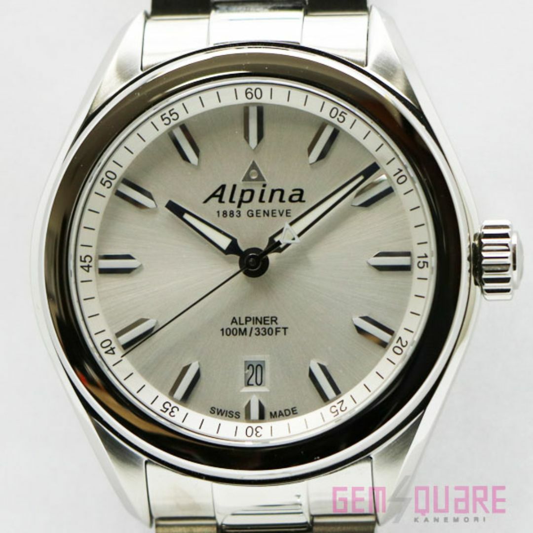 Alpina アルピナ アルピナー クォーツ 腕時計 シルバー 未使用品 AL-240SS4E6B