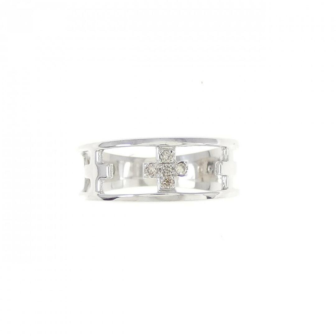 K18WG ダイヤモンド ピンキーリング 0.03CT K18WG ダイヤモンド ピンキーリング 0.03CT
