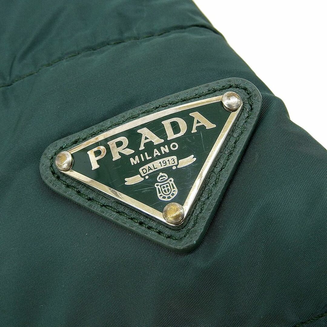 PRADA - 美品 プラダ PRADA 現行黒タグ 三角ロゴ ダウン PRADA - 美品 プラダ PRADA 現行黒タグ 三角ロゴ ダウン