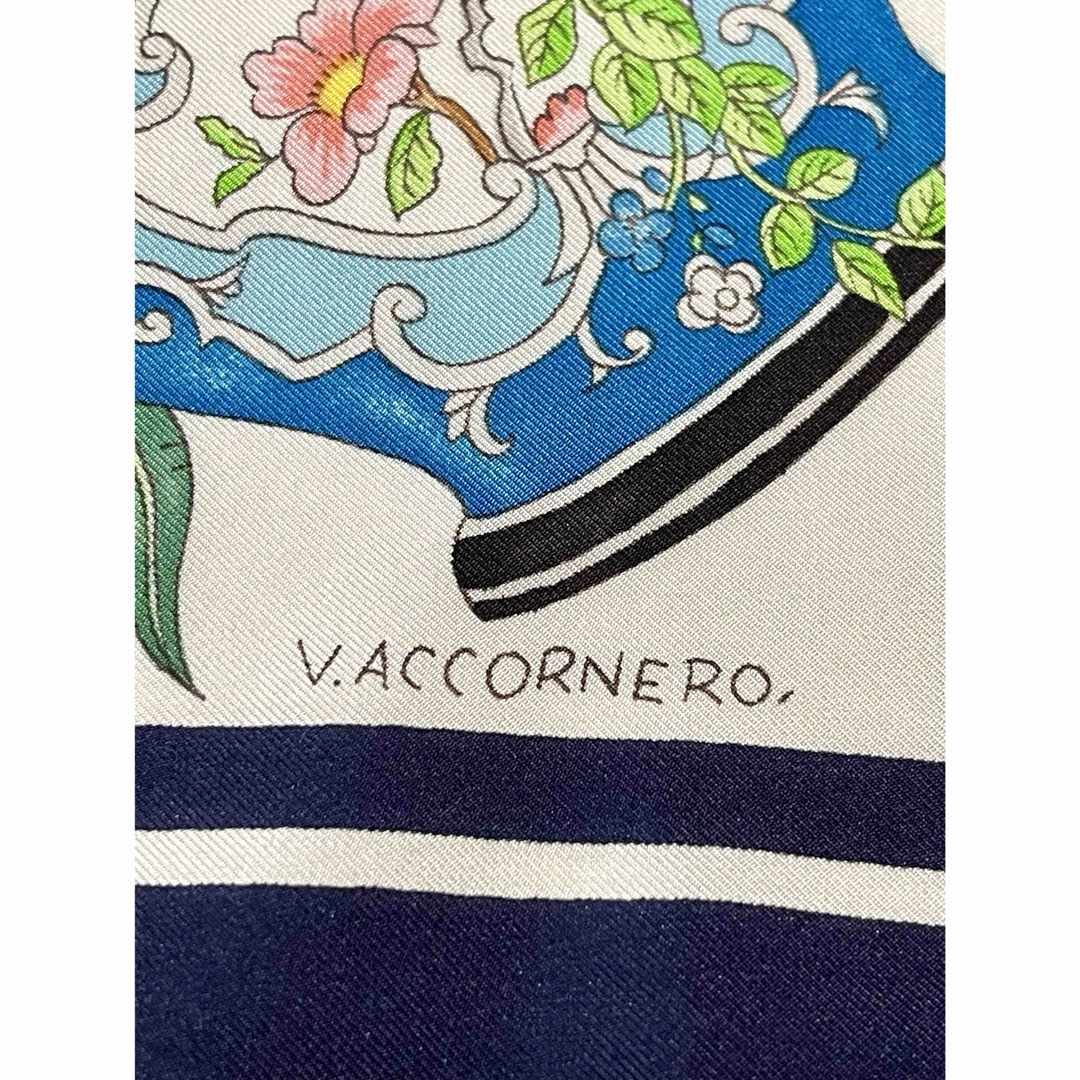 レア ′70 GUCCI アッコロネーロ.デザイン 大判スカーフ 盆栽 レア ′70 GUCCI アッコロネーロ.デザイン 大判スカーフ 盆栽