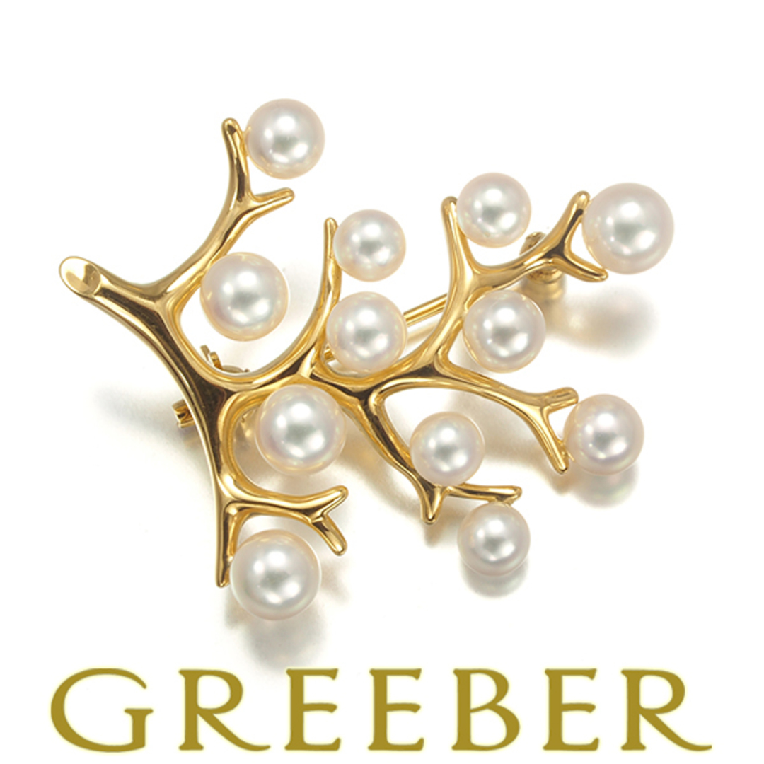 MIKIMOTO - ミキモト ブローチ パール アコヤ真珠 4.3-5.4mm MIKIMOTO - ミキモト ブローチ パール アコヤ真珠 4.3-5.4mm