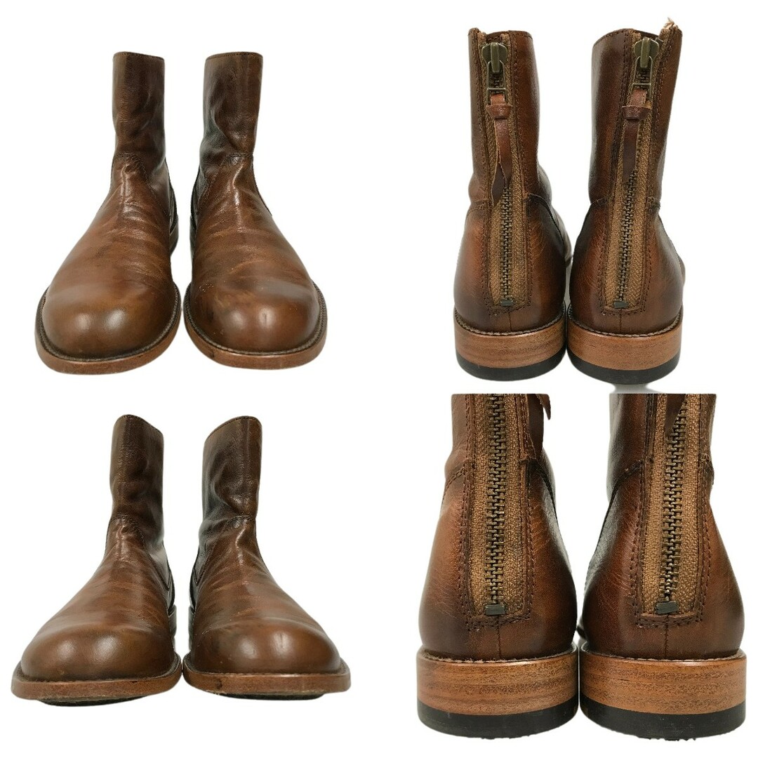 PADRONE パドローネ バックジップブーツEX SIZE40 25cm PU7885 PADRONE パドローネ バックジップブーツEX SIZE40 25cm PU7885