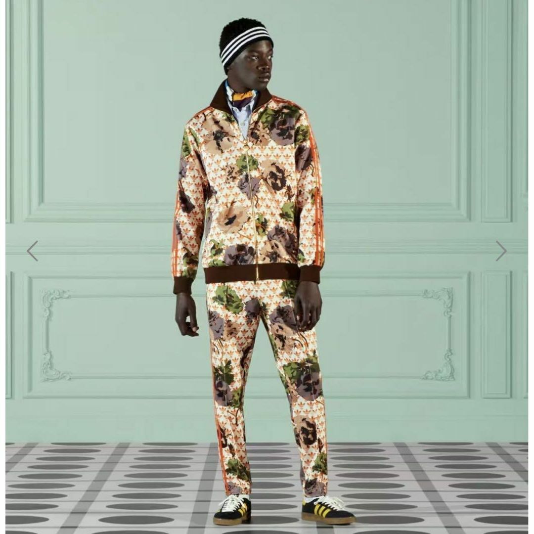 GUCCI - 【新品】adidas×GUCCI セットアップ ジャージ上下 花柄 GUCCI - 【新品】adidas×GUCCI セットアップ ジャージ上下 花柄
