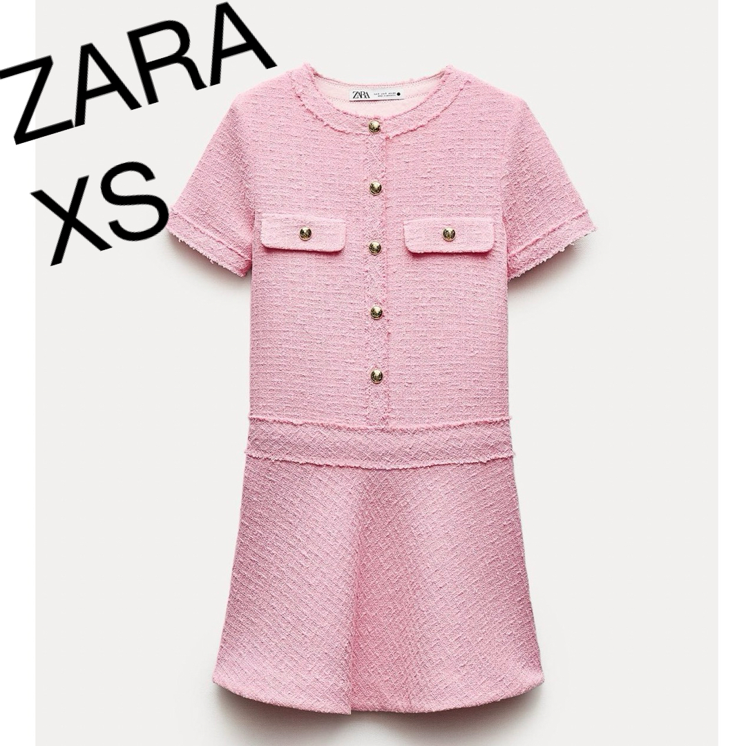 ZARA - ZW Collection ショートテクスチャーワンピースの通販 by ZARA - ZW Collection ショートテクスチャーワンピースの通販 by