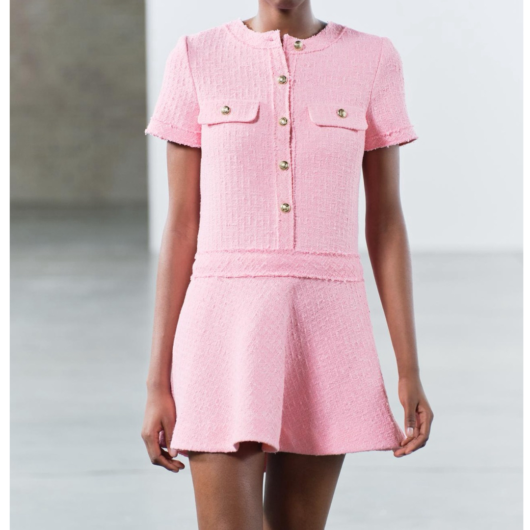 ZARA - ZW Collection ショートテクスチャーワンピースの通販 by ZARA - ZW Collection ショートテクスチャーワンピースの通販 by