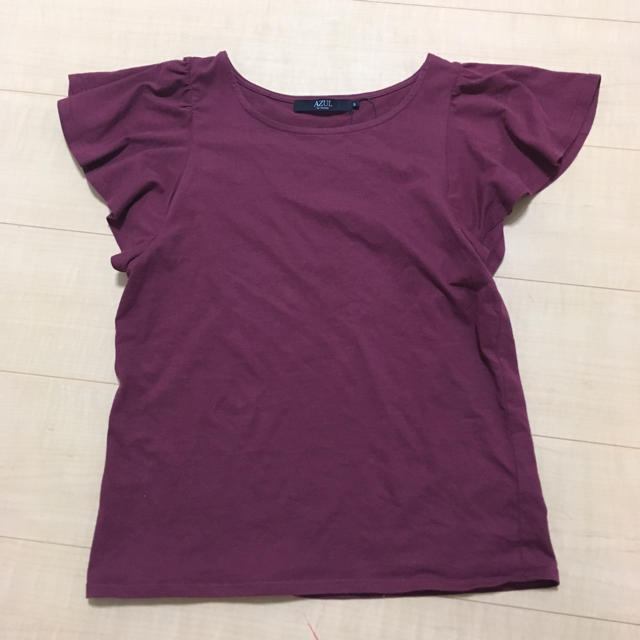 AZUL by moussy(アズールバイマウジー)のアズールバイマウジー フリルTシャツ レディースのトップス(Tシャツ(半袖/袖なし))の商品写真