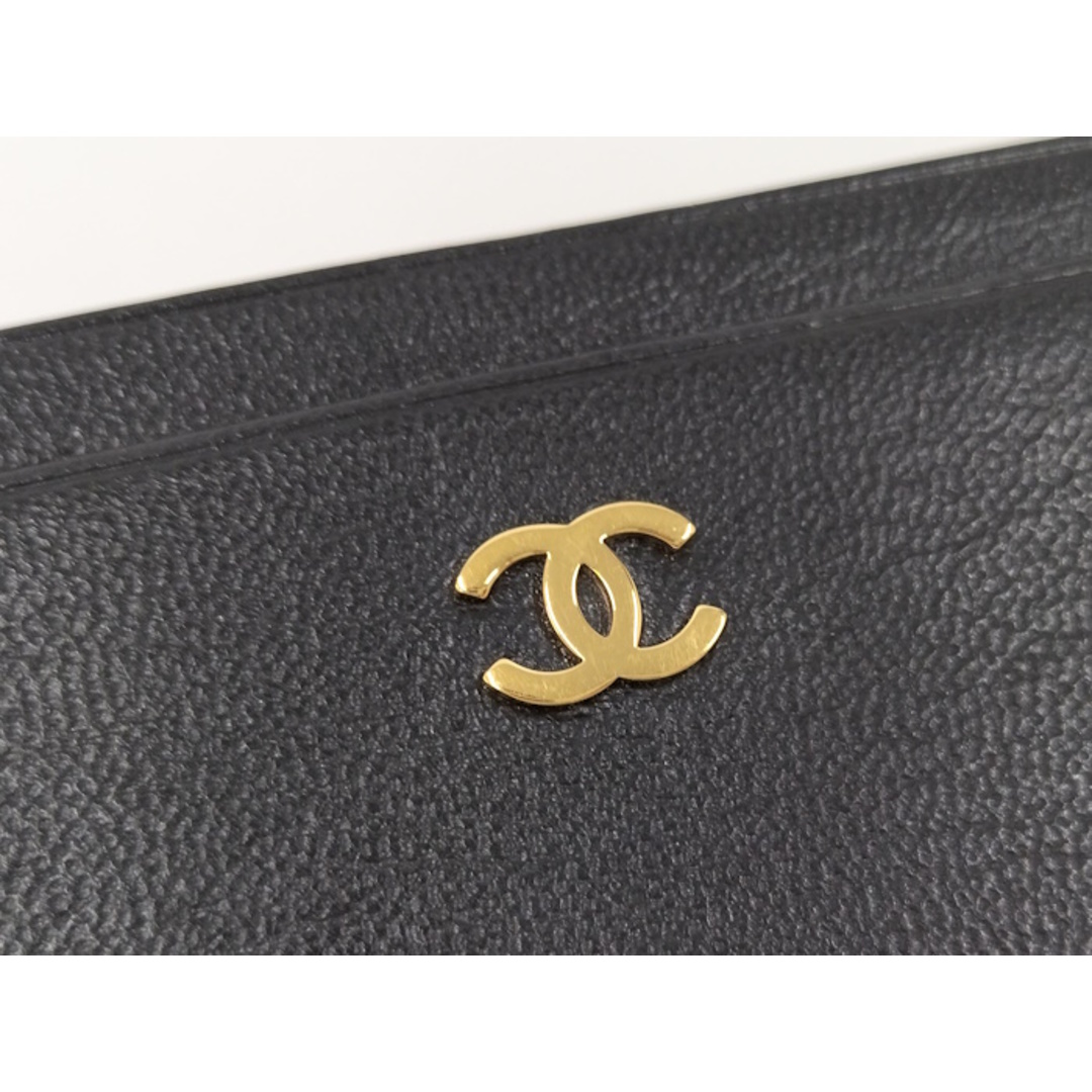 CHANEL - CHANEL カードケース 名刺入れ ココマーク レザー CHANEL - CHANEL カードケース 名刺入れ ココマーク レザー