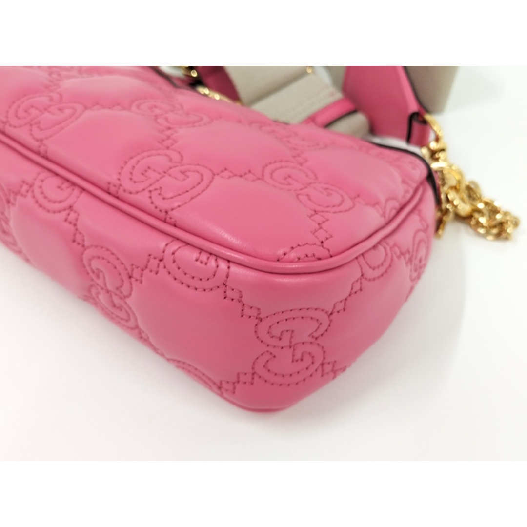 GUCCI - GUCCI ショルダーバッグ ピンク レザー 735049の通販 by GUCCI - GUCCI ショルダーバッグ ピンク レザー 735049の通販 by