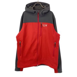 マウンテンハードウェア(MOUNTAIN HARDWEAR)のマウンテンハードウェア 長袖 アウトドアジャケット L グレー×レッド MOUNTAIN HARDWEAR Columbia メンズ(その他)