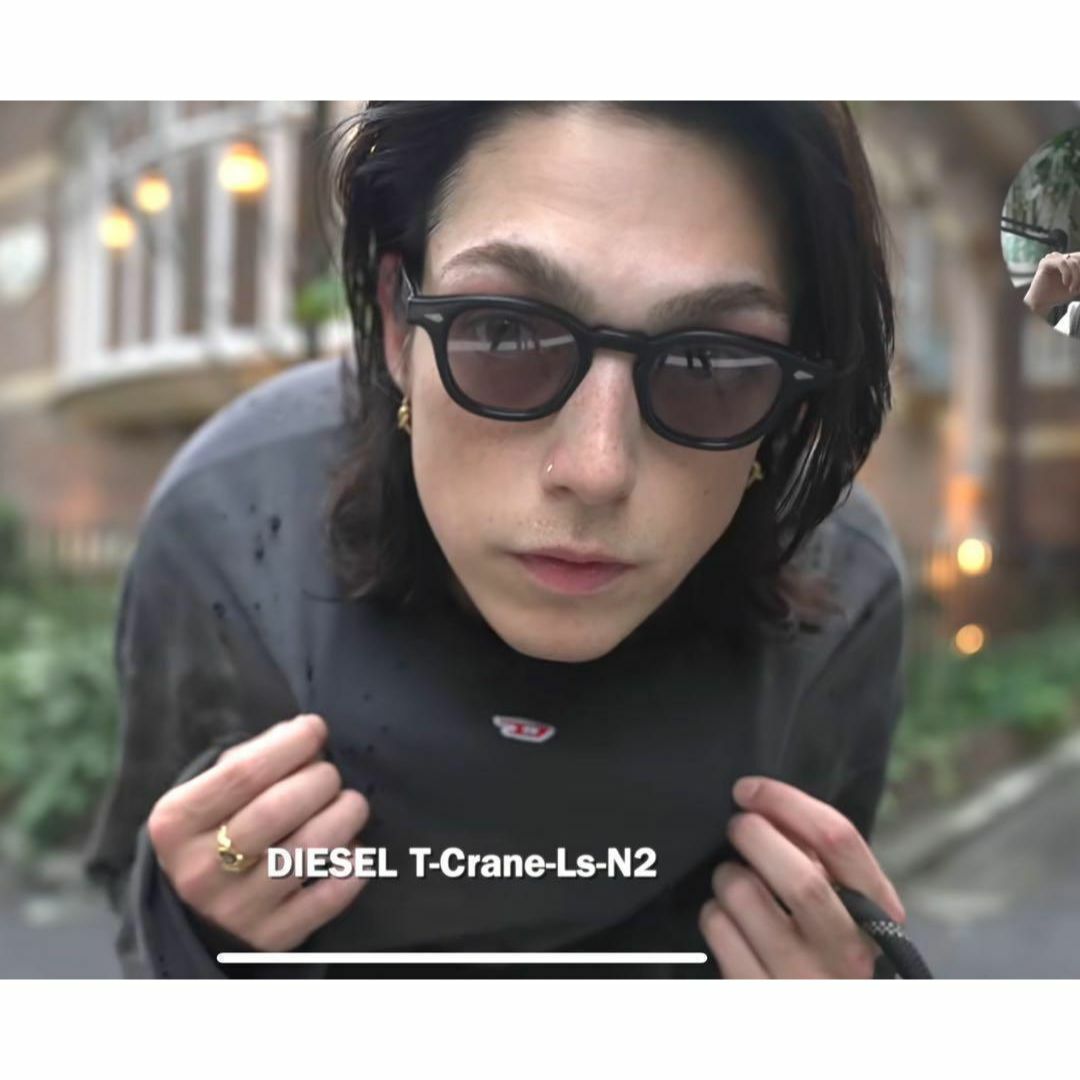 DIESEL ディーゼル モーガン着用 T-Crane-Ls-N2 M ブルー DIESEL ディーゼル モーガン着用 T-Crane-Ls-N2 M ブルー