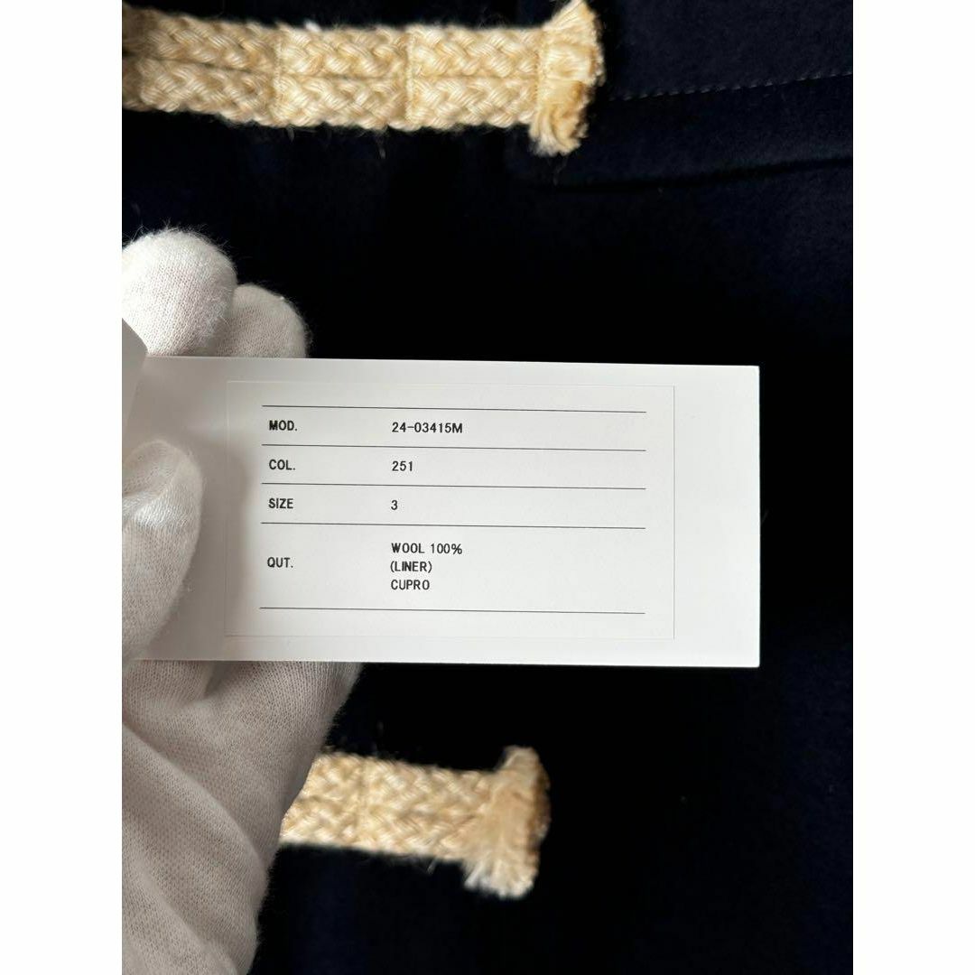 sacai - 24AW Sacai Wool Melton Jacket コート サイズ3の通販 sacai - 24AW Sacai Wool Melton Jacket コート サイズ3の通販