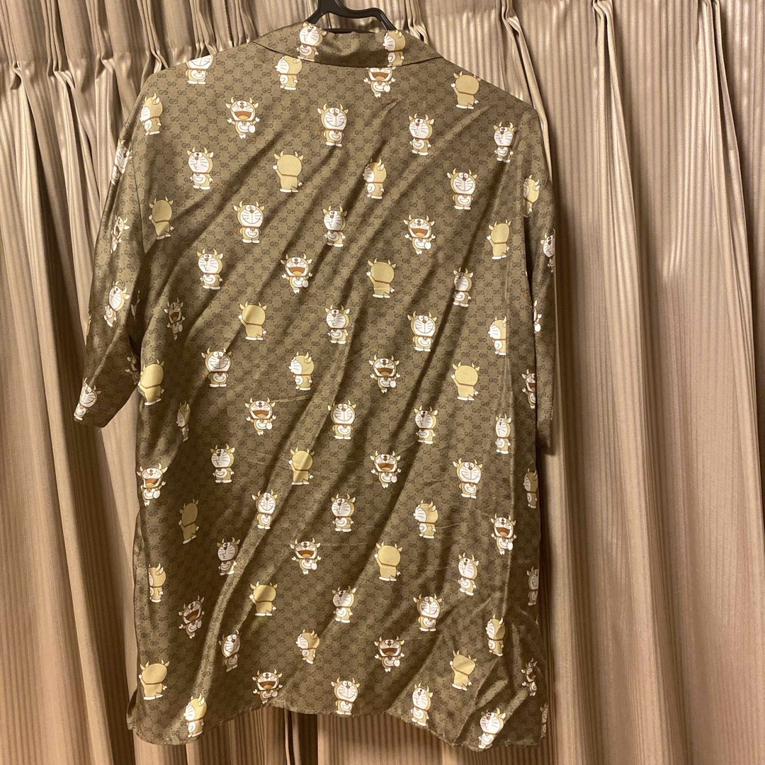 GUCCI - 本物グッチ×ドラえもん総柄ウシえもんシャツGUCCI丑年 GUCCI - 本物グッチ×ドラえもん総柄ウシえもんシャツGUCCI丑年