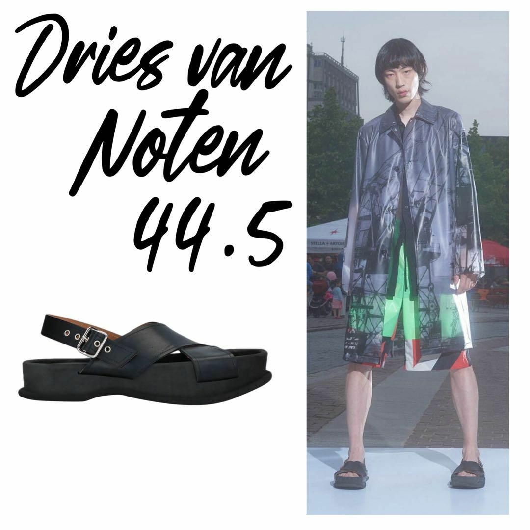 DRIES VAN NOTEN 22SS クロス レザー サンダル ランウェイ DRIES VAN NOTEN 22SS クロス レザー サンダル ランウェイ