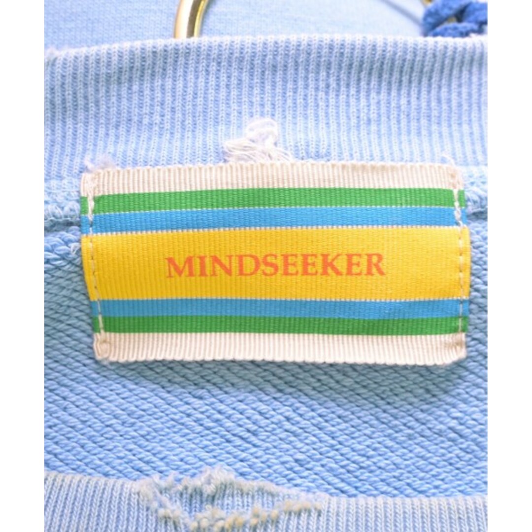 MINDSEEKER マインドシーカー スウェット L 水色x黄緑x青等 【古着】 MINDSEEKER マインドシーカー スウェット L 水色x黄緑x青等 【古着】