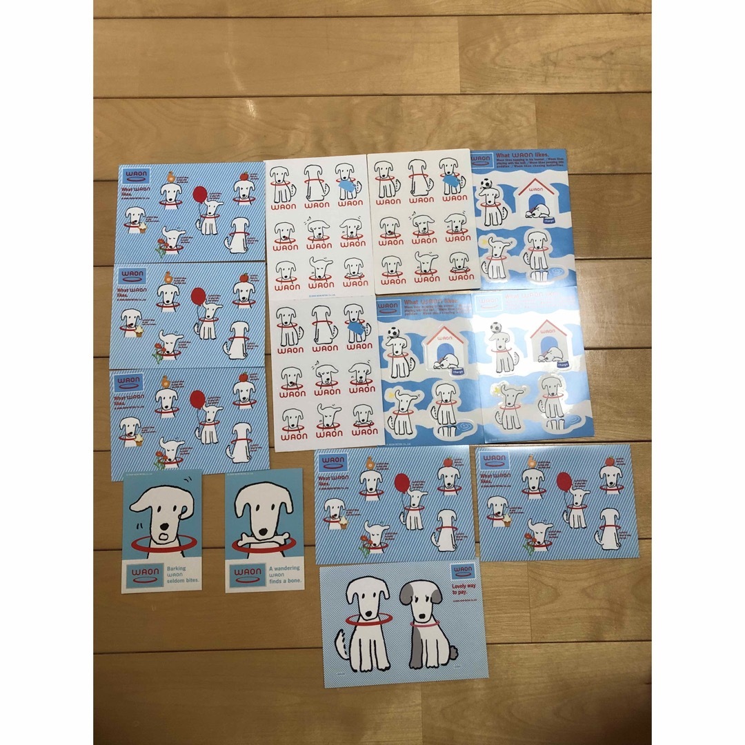 AEON(イオン)のWAON犬 ステッカー(シール) 各種 インテリア/住まい/日用品の文房具(シール)の商品写真