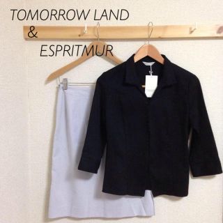 トゥモローランド(TOMORROWLAND)の着画あり＊ Tomorrow Land ジャケット スカート セット(セット/コーデ)