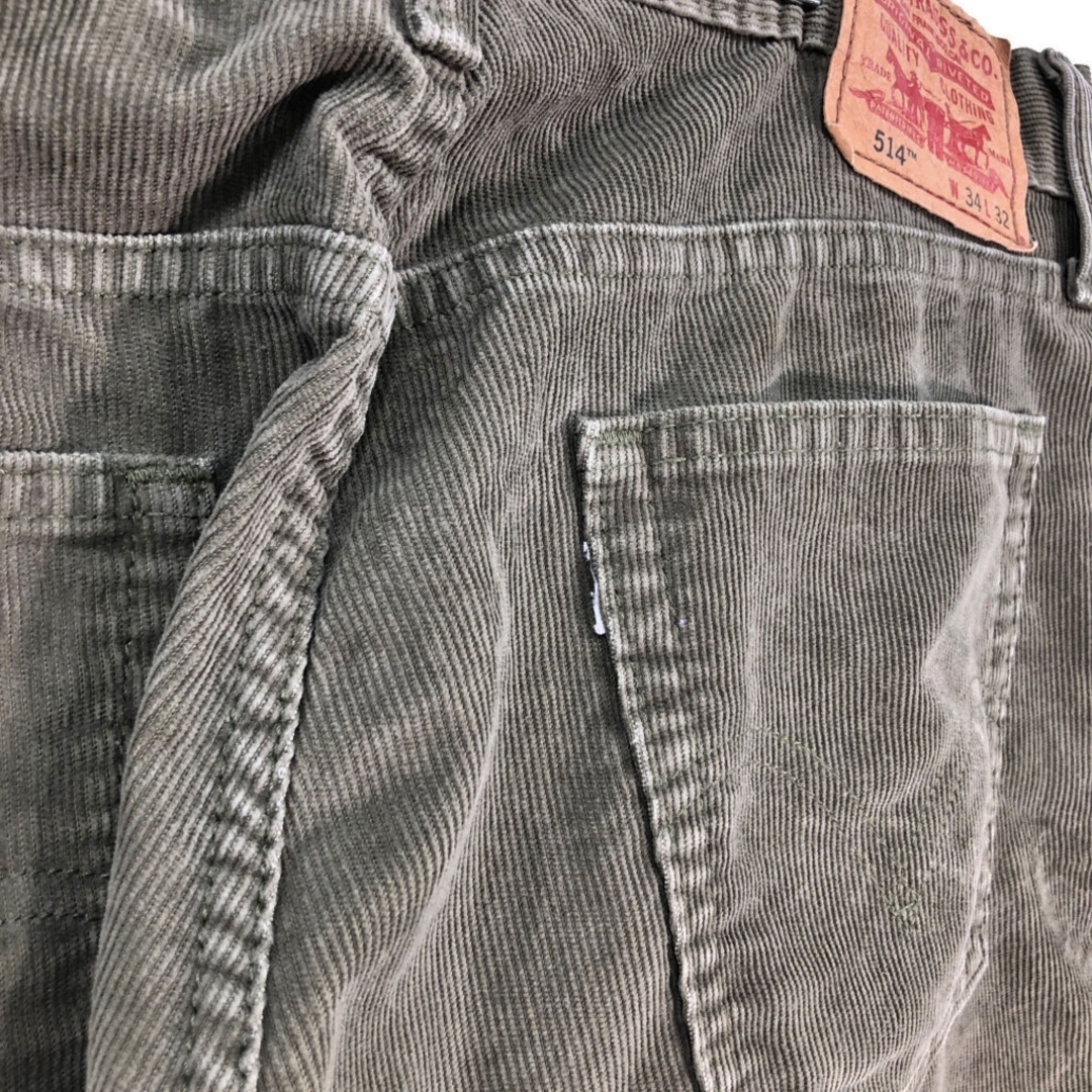 Levi's - Levi's リーバイス 514 コーデュロイパンツ カーキ Levi's - Levi's リーバイス 514 コーデュロイパンツ カーキ