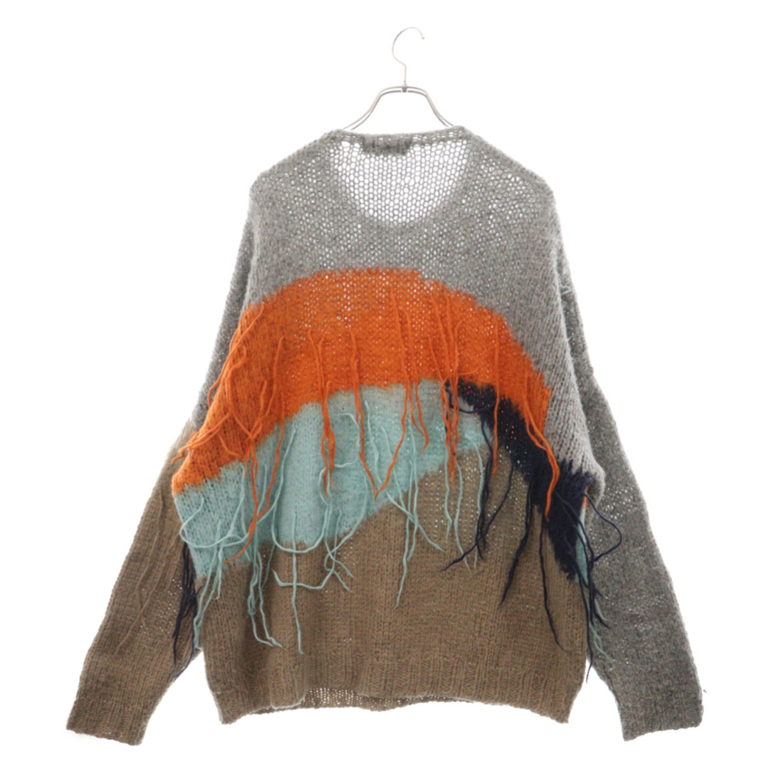 Jieda ジエダ 20AW PANEL OVER KNIT パネル ウール モヘア混 Jieda ジエダ 20AW PANEL OVER KNIT パネル ウール モヘア混