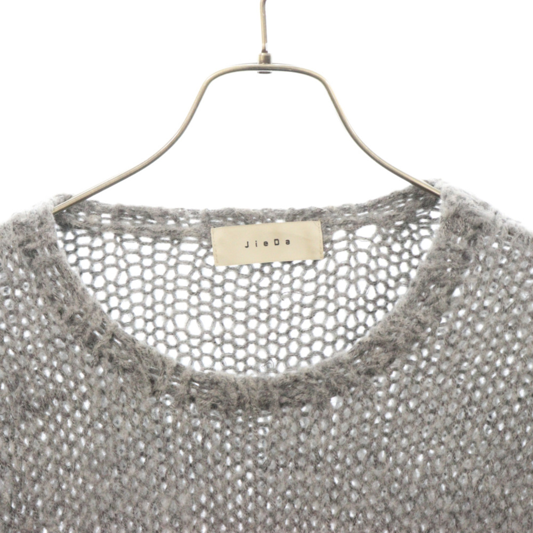 Jieda ジエダ 20AW PANEL OVER KNIT パネル ウール モヘア混 Jieda ジエダ 20AW PANEL OVER KNIT パネル ウール モヘア混