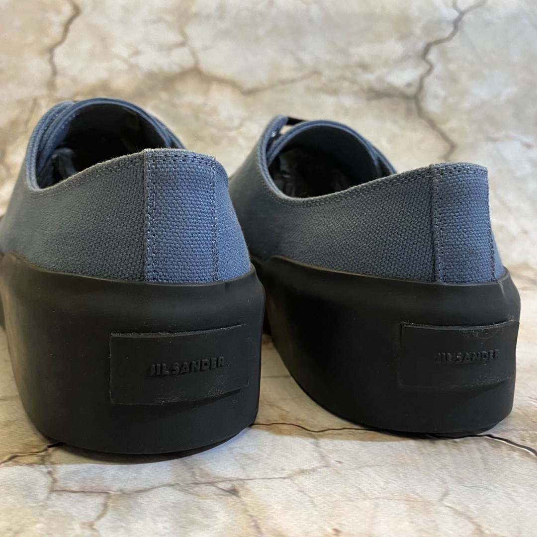 JIL SANDER - 新品 JIL SANDER キャンバス 厚底 スニーカー ジル JIL SANDER - 新品 JIL SANDER キャンバス 厚底 スニーカー ジル