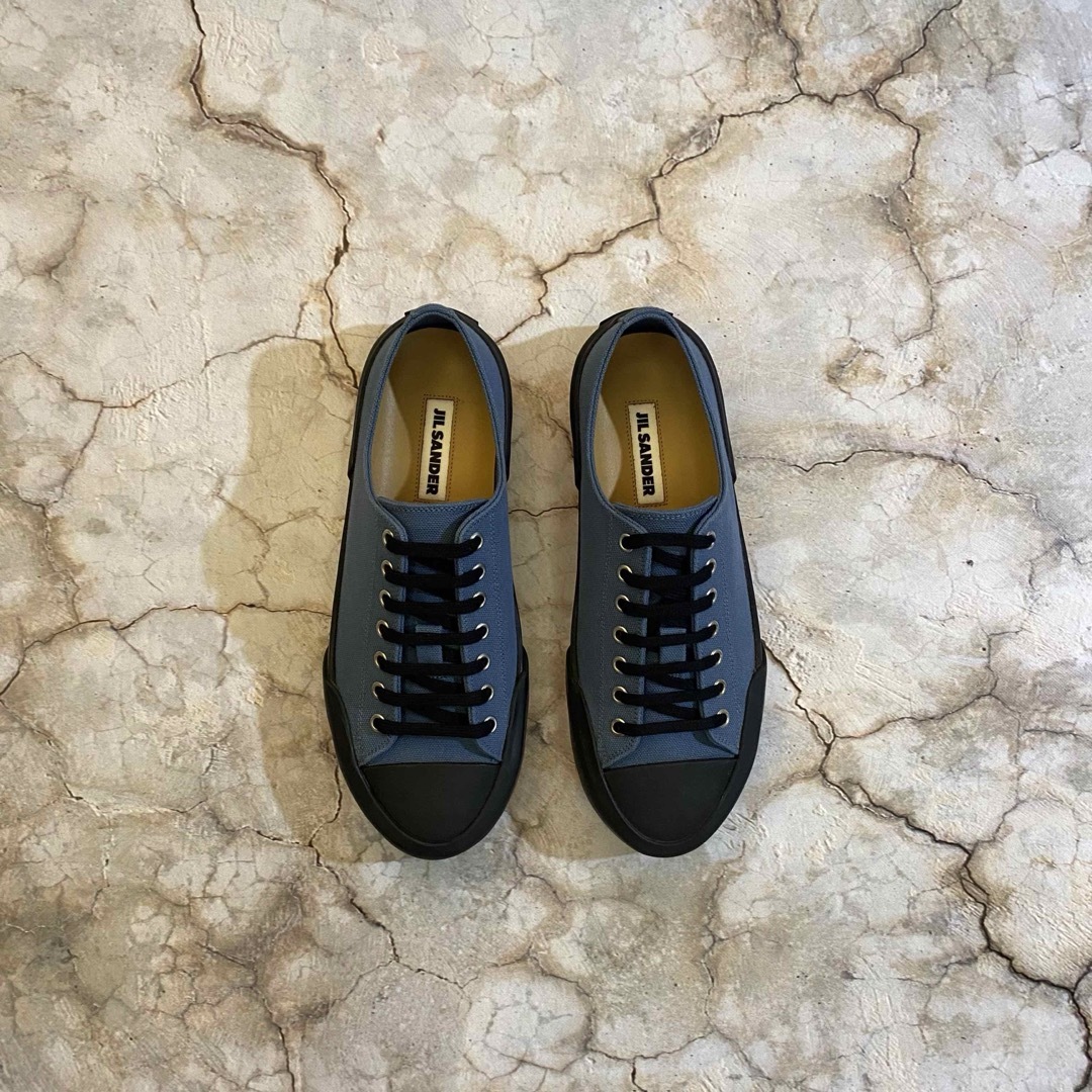 JIL SANDER - 新品 JIL SANDER キャンバス 厚底 スニーカー ジル JIL SANDER - 新品 JIL SANDER キャンバス 厚底 スニーカー ジル
