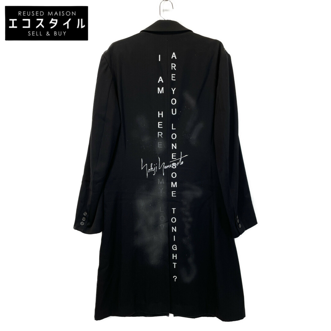 Yohji Yamamoto - ヨウジヤマモト 20AW FR-J02-119 ブラック Yohji Yamamoto - ヨウジヤマモト 20AW FR-J02-119 ブラック