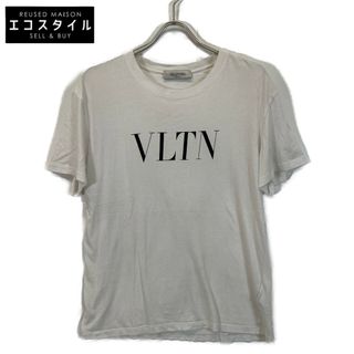 バレンティノ(VALENTINO)のヴァレンティノ 0000045669 ホワイト コットン ロゴTシャツ S(Tシャツ(半袖/袖なし))