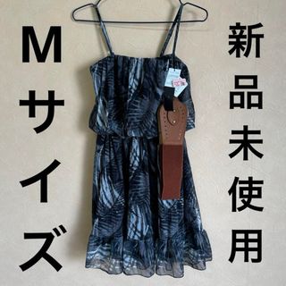 MiNK MOSSi 新品未使用　タグ付き　ワンピース　ミニワンピ　キャミワンピ(ミニワンピース)