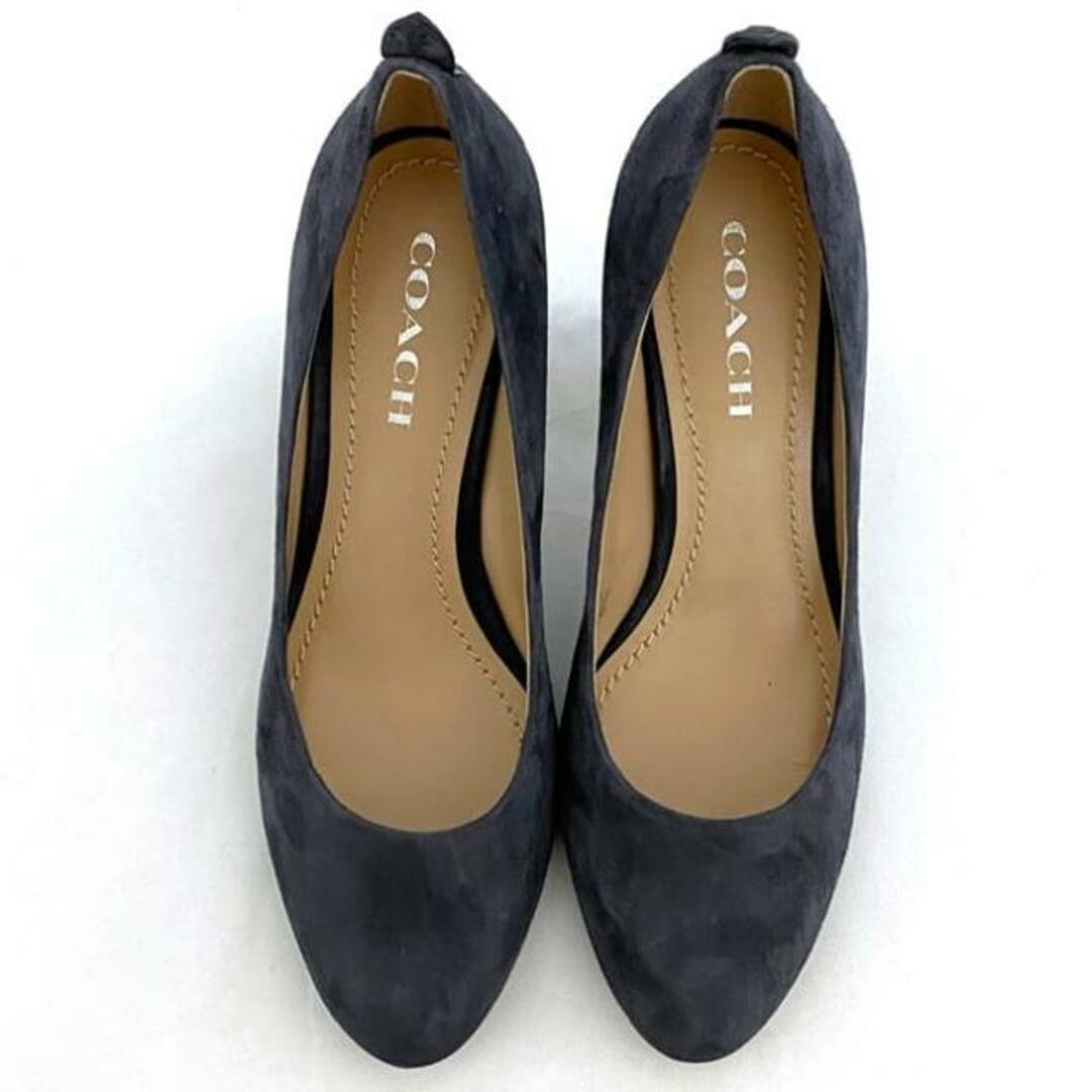 COACH - コーチ パンプス グレー G2778 美品 23.5cm スエード COACH - コーチ パンプス グレー G2778 美品 23.5cm スエード