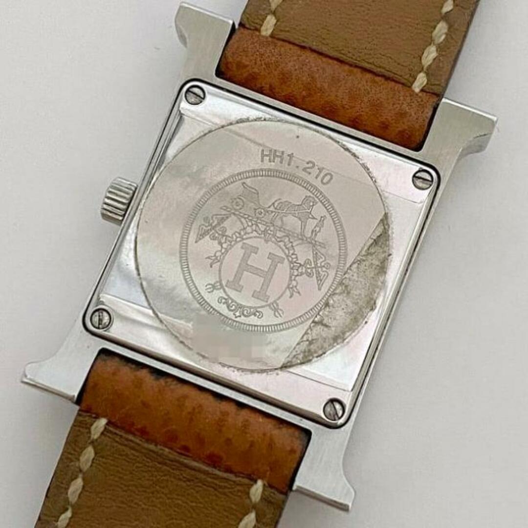 HERMES - エルメス 腕時計 Hウォッチ ベージュ シルバー HERMES - エルメス 腕時計 Hウォッチ ベージュ シルバー
