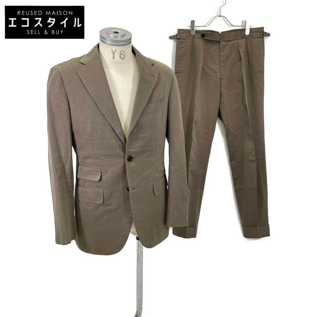 ビームスエフ 21-17-0843-110 ORMEZZANO COTTON SOLARO SUIT 48 ビームスエフ 21-17-0843-110 ORMEZZANO COTTON SOLARO SUIT 48