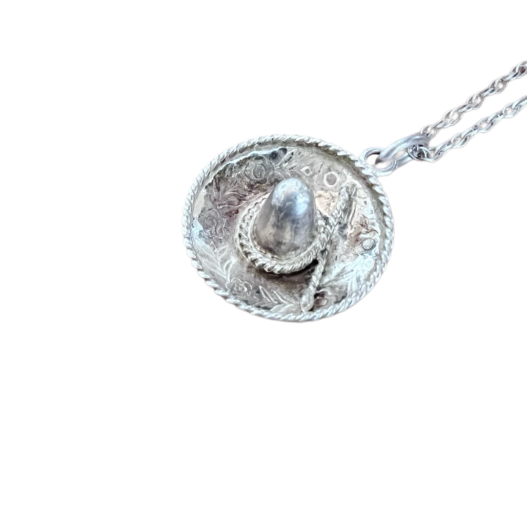☆Mexican Jewelry SV925 MEXICO刻印 ハットネックレス アクセサリー ☆Mexican Jewelry SV925 MEXICO刻印 ハットネックレス アクセサリー