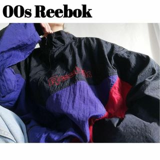 Reebok(ナイロンジャケット ・ パープル/紫色系)のフリマ Reebok(ナイロンジャケット ・ パープル/紫色系)のフリマ