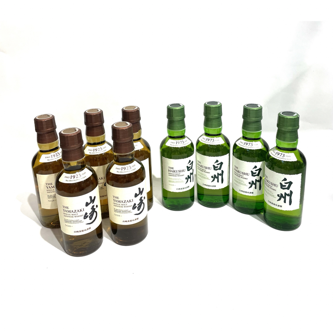 サントリー - 未開栓 山崎 180ml 5本 白州 180ml 4本 ミニボトル 計9本セット