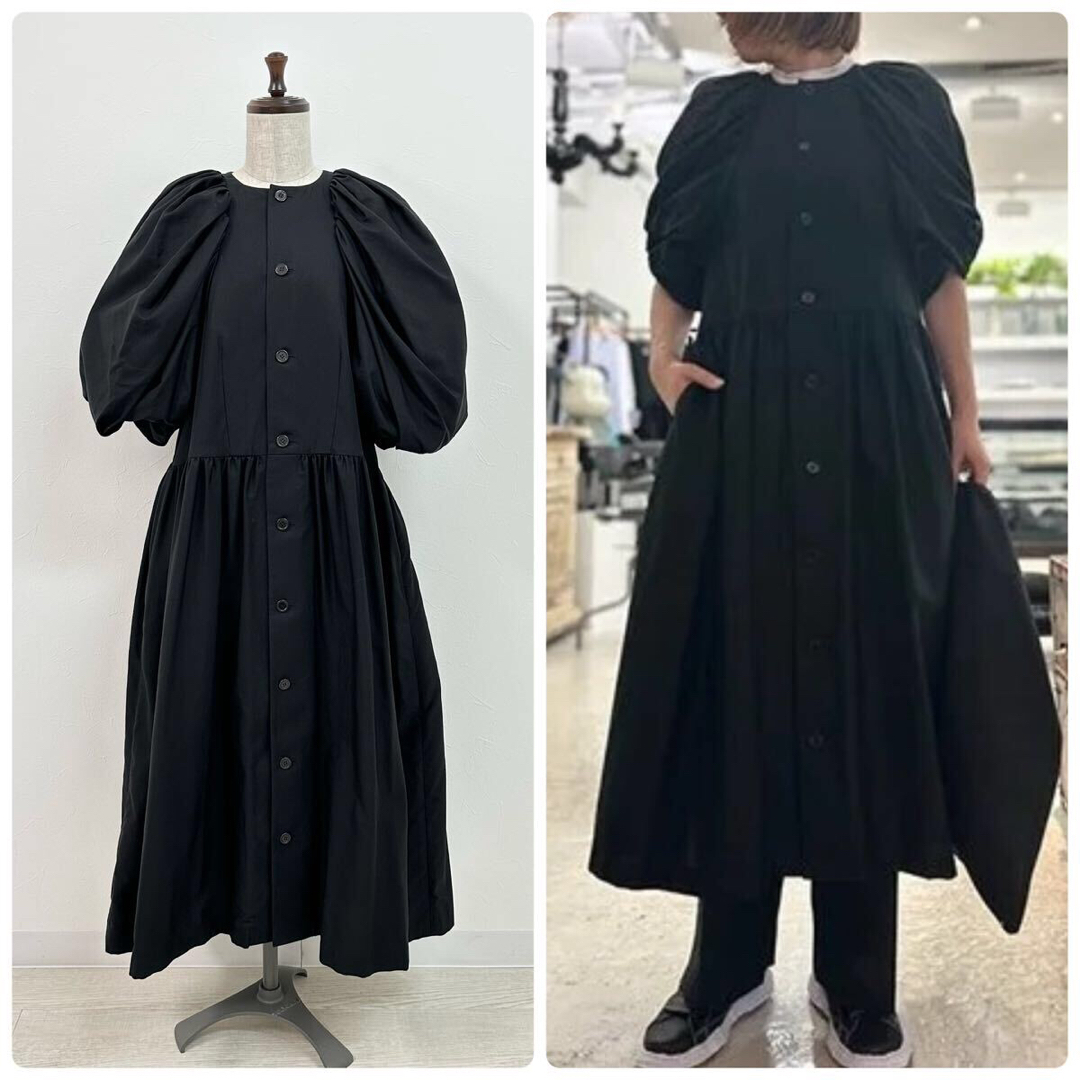 24ss 新品 ノワール ケイニノミヤ ギャルソン ロング ワンピース S 24ss 新品 ノワール ケイニノミヤ ギャルソン ロング ワンピース S