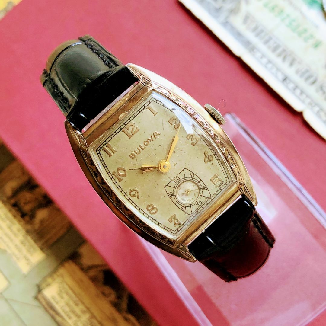 3207【シックでお洒落】メンズ 腕時計 ブローバ 手巻 動作品 3207【シックでお洒落】メンズ 腕時計 ブローバ 手巻 動作品
