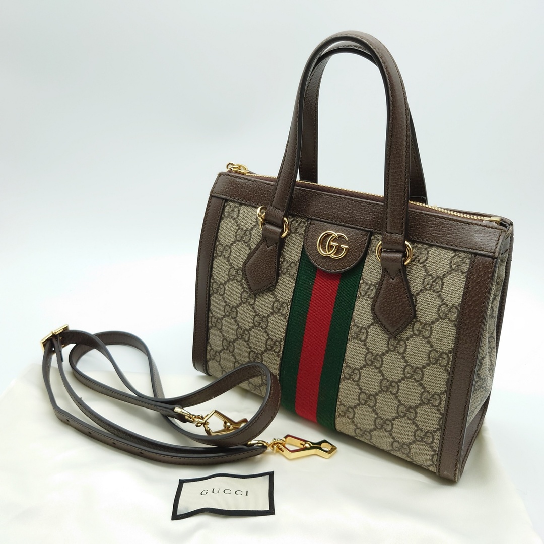 GUCCI - グッチ GUCCI GGスモールトートバッグ バッグ オフィ GUCCI - グッチ GUCCI GGスモールトートバッグ バッグ オフィ